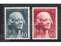 1967. Норвегия. 100 г. рождението на Йохане Дибвад - актриса