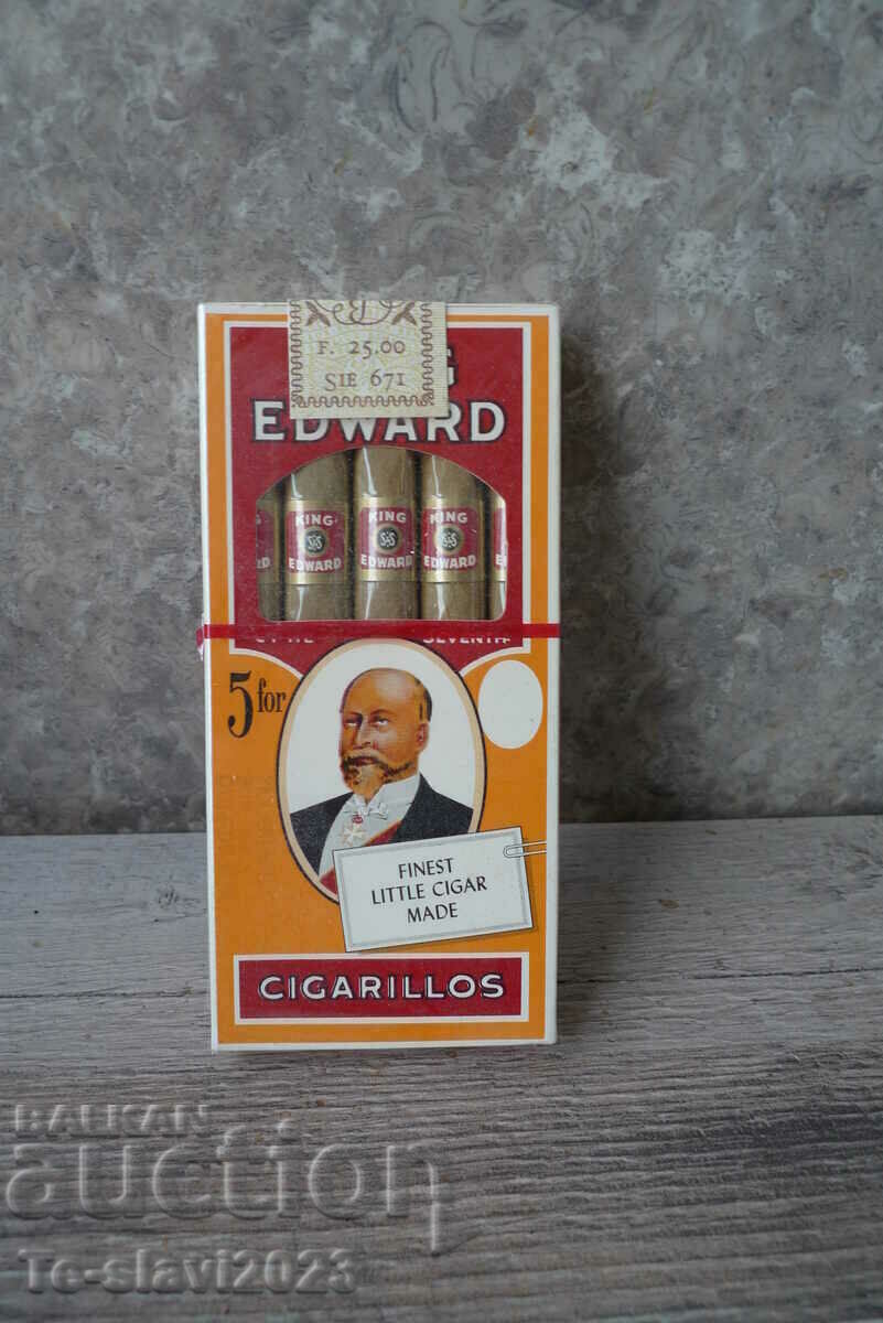 Стара кутия цигари ПУРЕТИ -KING  EDWARD
