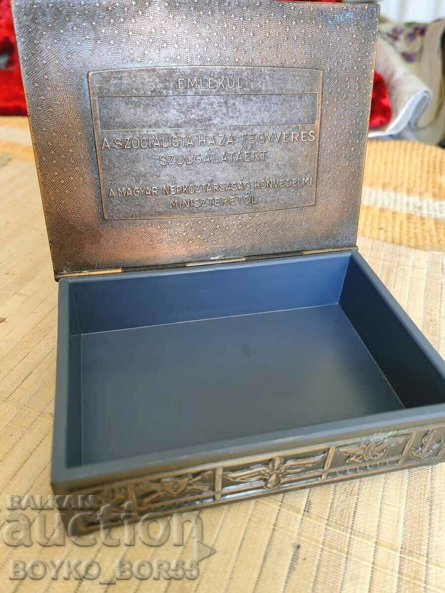 Delivery of Hungarian Soc Military Copper Gift Box Delivery of Hungarian Soc Military Copper Gift Box