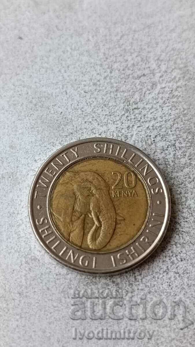 Kenya 20 shillings 2018