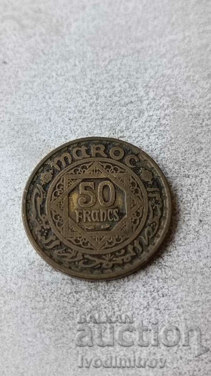 Maroc 50 de franci 1952