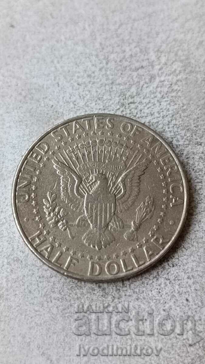 1 USD din 1991 D Kennedy Half Dollar