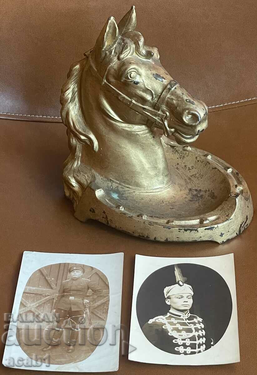 Auction A horse's head inkwell used by a guardsman Auction A horse's head inkwell used by a guardsman
