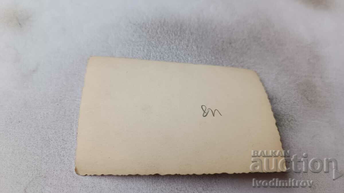 Photo Men and women in front of a mountain hut with price 1.15 BGN | € 0.59 Photo Men and women in front of a mountain hut with price 1.15 BGN | € 0.59