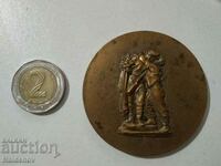 Красив Стар бронзов плакет военен