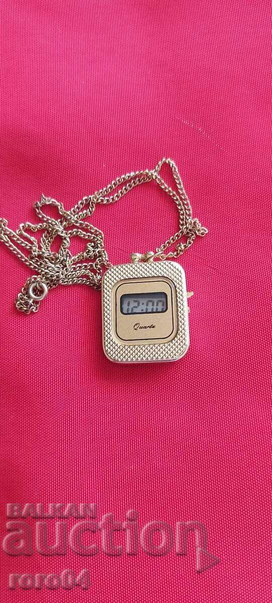 ELECTRONIC WATCH - MEDALLION - WORKING with price 45.00 BGN | € 23.01