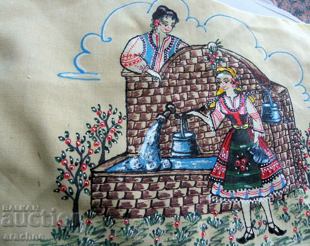 Ethno-social drawing on fabric with price 15.00 BGN | € 7.67 Ethno-social drawing on fabric with price 15.00 BGN | € 7.67