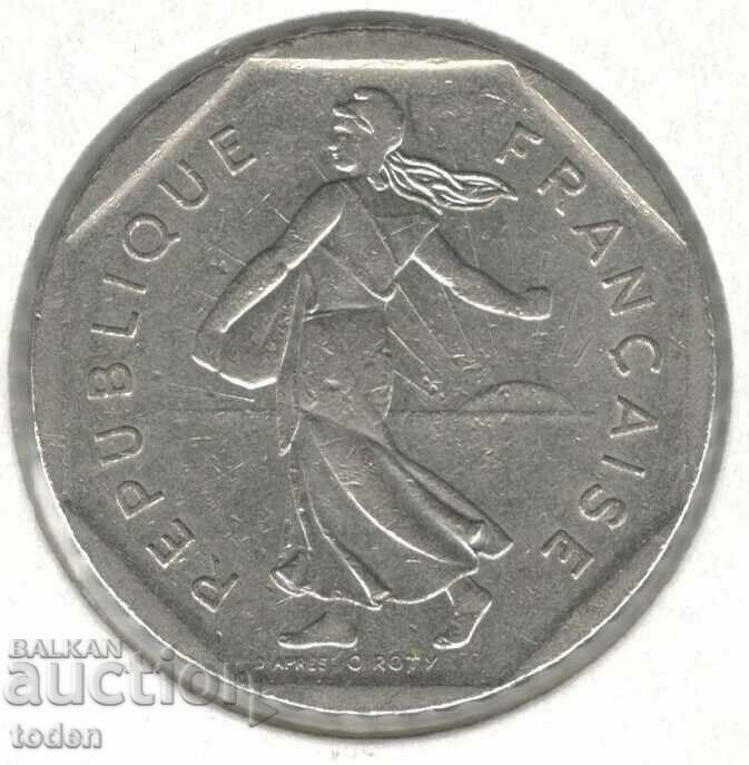 France-2 Francs-1980-KM# 942.1 with price 1.50 BGN | € 0.77 France-2 Francs-1980-KM# 942.1 with price 1.50 BGN | € 0.77