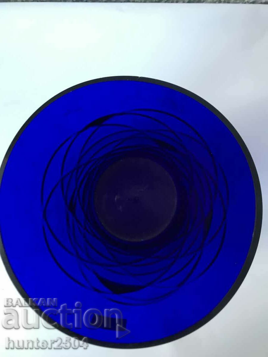 Vase-15/13 cm, blue with price 45.95 BGN | € 23.49 Vase-15/13 cm, blue with price 45.95 BGN | € 23.49