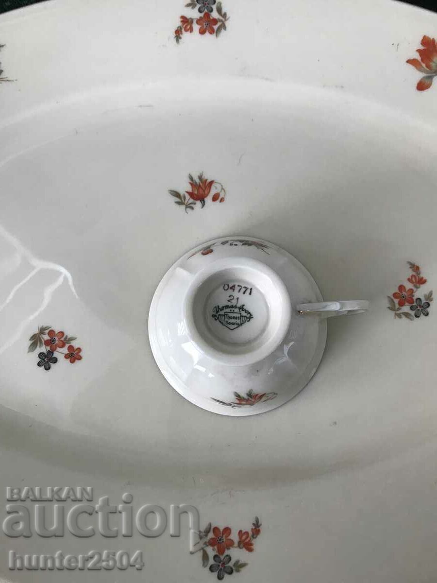 Аукцион Чиния,плато38/25 см и чашка4/7 см Аукцион Чиния,плато38/25 см и чашка4/7 см