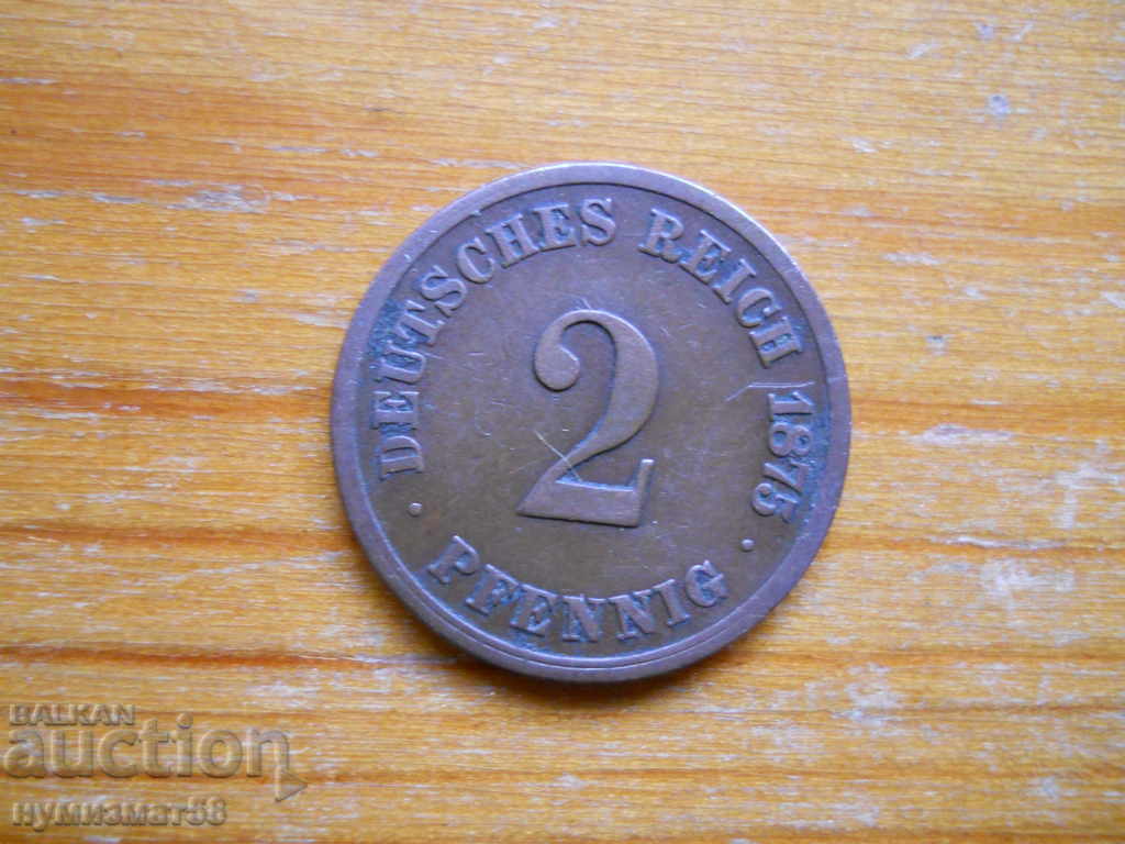2 Pfennig 1875 - Γερμανία ( A )