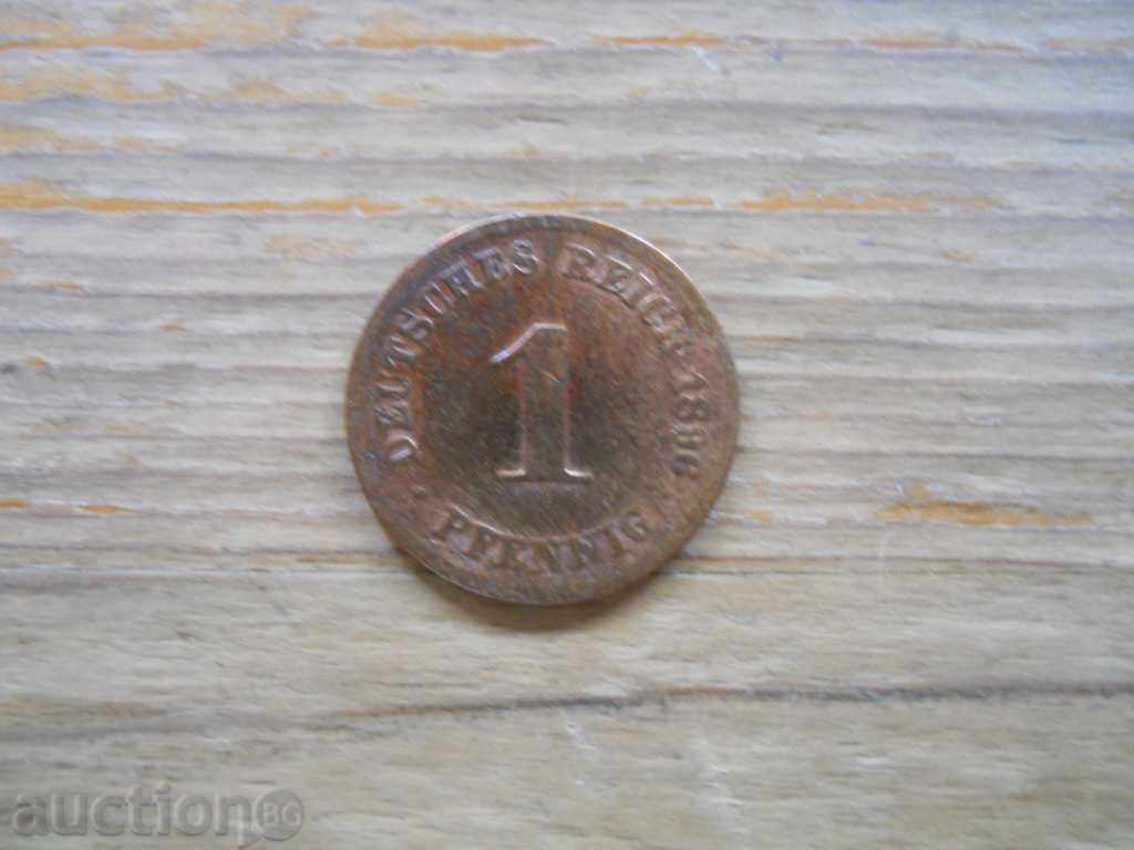 1 pfennig 1896 - Germany
