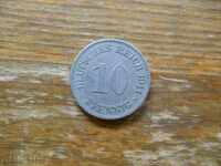 10 Pfennig 1911 - Γερμανία ( A )