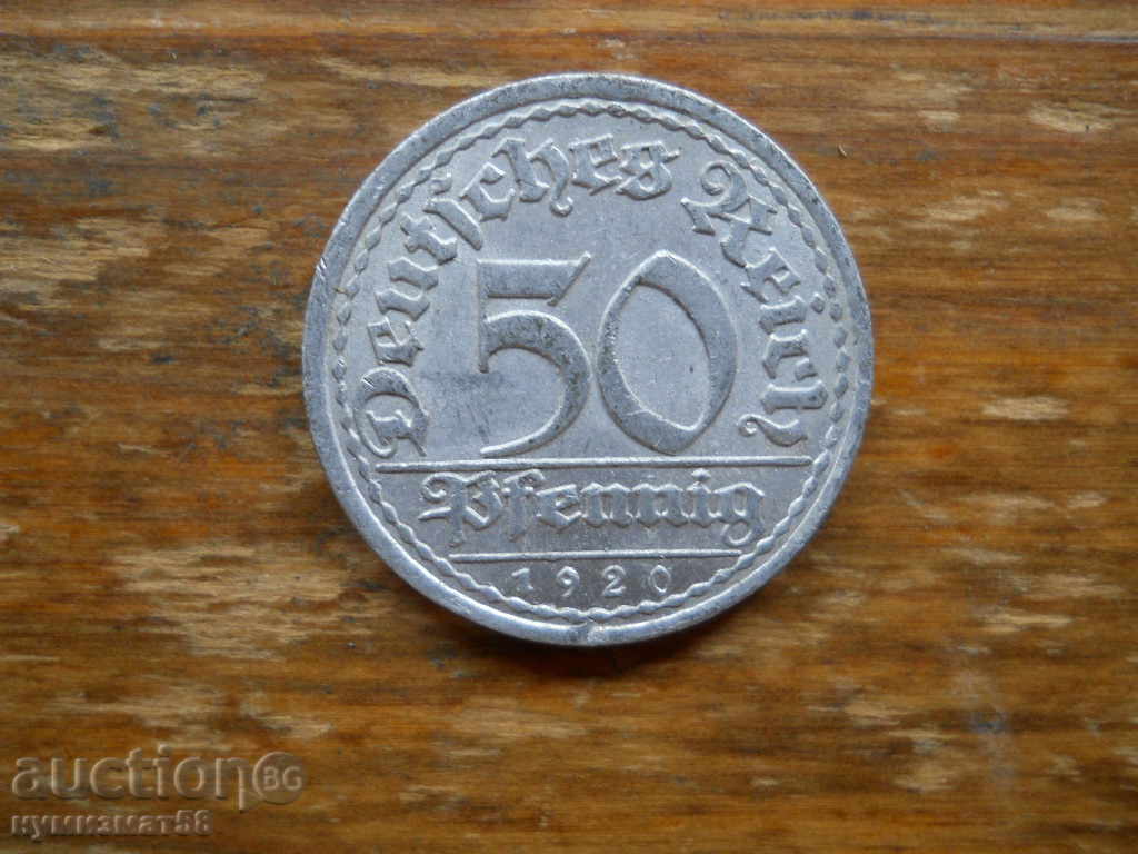 50 Pfennig 1920 - Germania ( A )