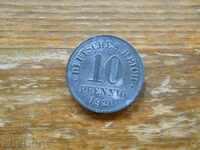 10 Pfennig 1920 - Γερμανία