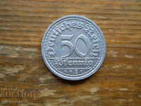 50 pfennig 1921 - Germania (A)