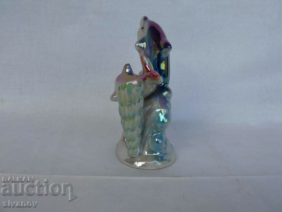 Interesting old porcelain dolphin figure #2134 with price 19.99 BGN | € 10.22 Interesting old porcelain dolphin figure #2134 with price 19.99 BGN | € 10.22