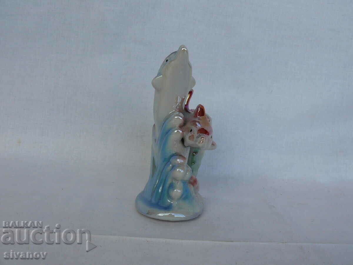 Delivery of Interesting old porcelain dolphin figure #2134 Delivery of Interesting old porcelain dolphin figure #2134