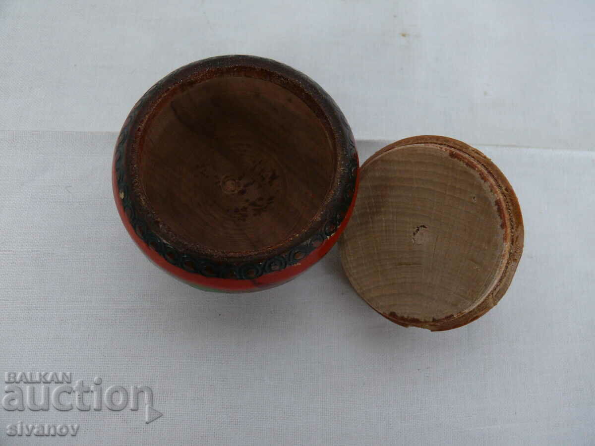 Δημοπρασία Ενδιαφέρον μικροσκοπικό ξύλινο κουτί #2159 Δημοπρασία Ενδιαφέρον μικροσκοπικό ξύλινο κουτί #2159