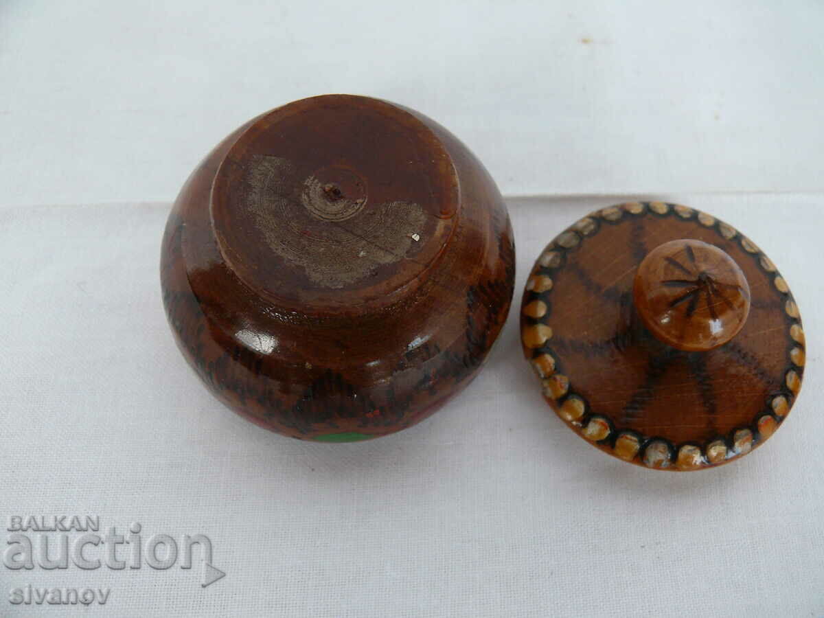 Παράδοση Ενδιαφέρον μικροσκοπικό ξύλινο κουτί #2159 Παράδοση Ενδιαφέρον μικροσκοπικό ξύλινο κουτί #2159