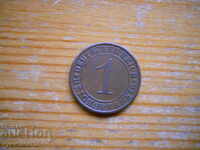 1 pfennig 1931 - Γερμανία ( A ) reichspfennig