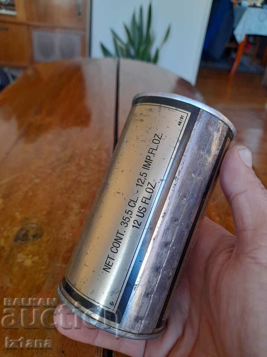 Delivery of An old Tuborg beer can Delivery of An old Tuborg beer can