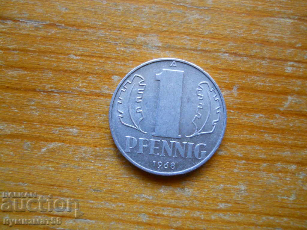 1 pfennig 1968 - ΛΔΓ