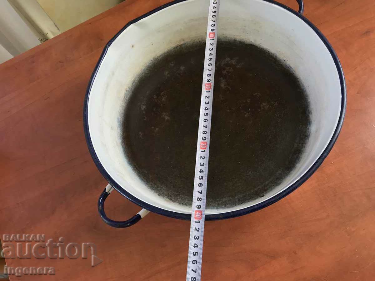 EARLY SOC-TROJAN ENAMEL DEEP TRAY - 6 EARLY SOC-TROJAN ENAMEL DEEP TRAY - 6