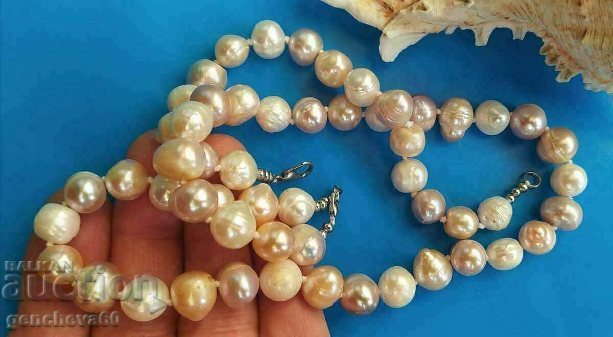 Unique!!! Set of natural large pearls - 6 Unique!!! Set of natural large pearls - 6