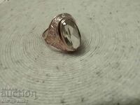 Russian gold ring, Gold 583, CORUND, before 1989, USSR