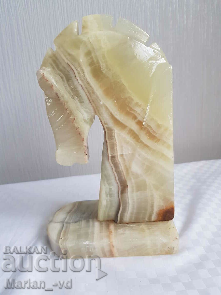 Old Onyx Horse Head Book Divider - 6 Old Onyx Horse Head Book Divider - 6