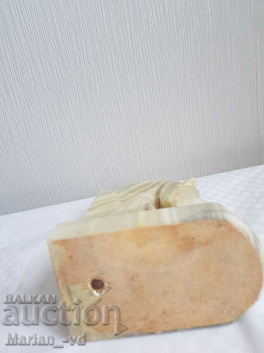 Old Onyx Horse Head Book Divider - 7 Old Onyx Horse Head Book Divider - 7