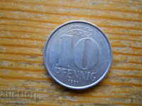 10 pfennig 1971 - GDR