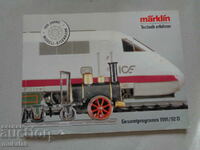 MARKLIN MODEL RAILWAY MANUAL CATALOG 1991/92 TRAIN