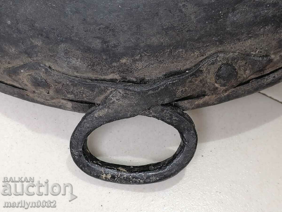 Old copper tray, saucer, copper, tray, casserole - 6 Old copper tray, saucer, copper, tray, casserole - 6