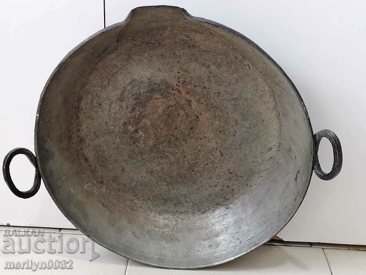 Old copper tray, saucer, copper, tray, casserole - 7 Old copper tray, saucer, copper, tray, casserole - 7