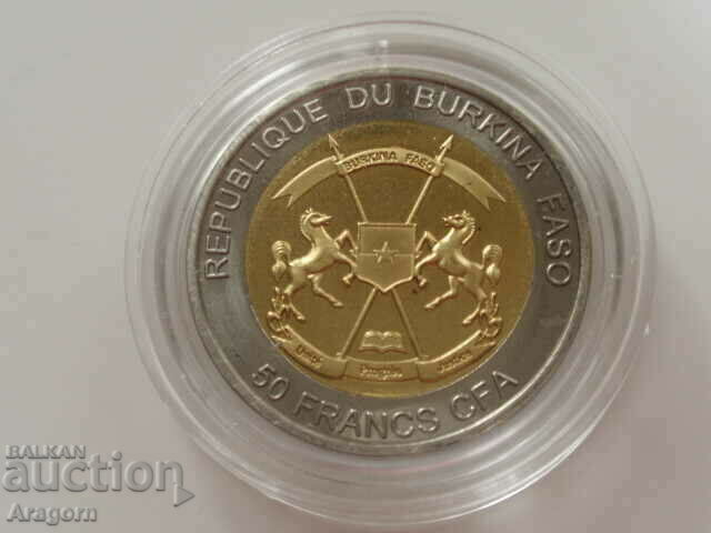 rare coin Burkina Faso 50 francs 2017; Burkina Faso with price 39.99 BGN | € 20.45 rare coin Burkina Faso 50 francs 2017; Burkina Faso with price 39.99 BGN | € 20.45