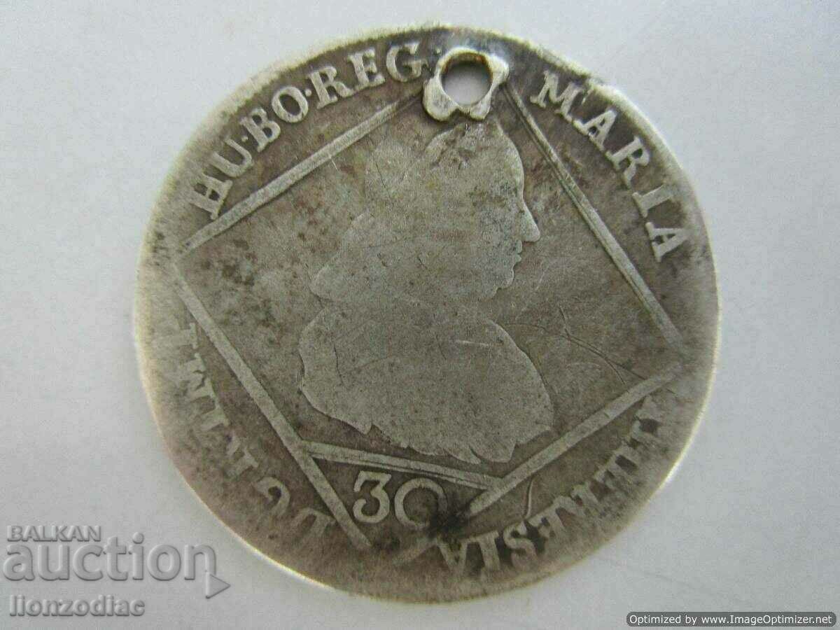 ❗❗Rare coin 1770 silver 6.49 g., from jewelry, ORIGINAL❗❗