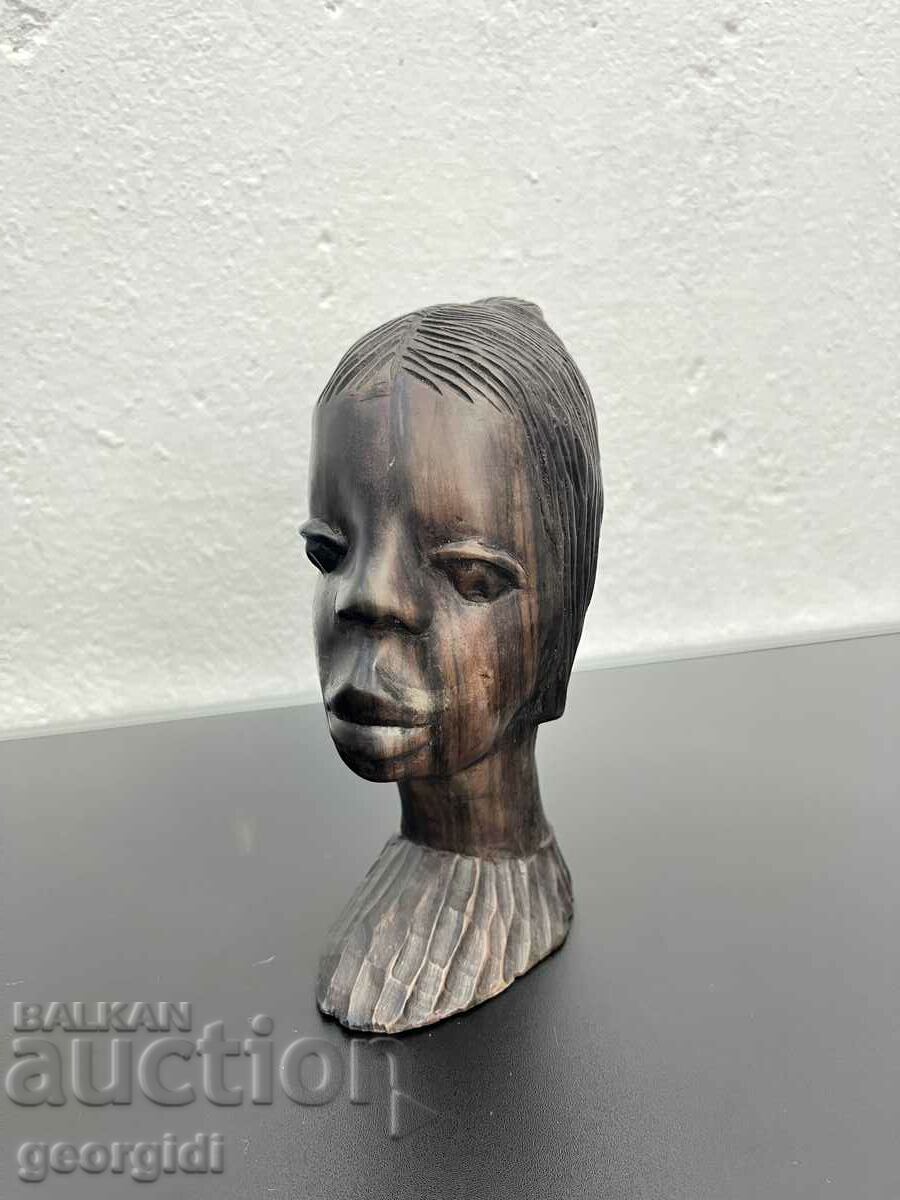 Artă africană / Sculptură / Bust / Cap. #4740