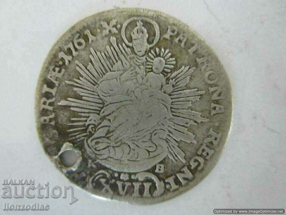 ❗❗Rare coin 1761 silver 5.59 g, from jewelry, ORIGINAL❗❗ with price € 14.95 | 29.24 BGN ❗❗Rare coin 1761 silver 5.59 g, from jewelry, ORIGINAL❗❗ with price € 14.95 | 29.24 BGN
