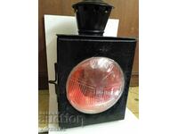 Old railway signal/stationary gas lantern
