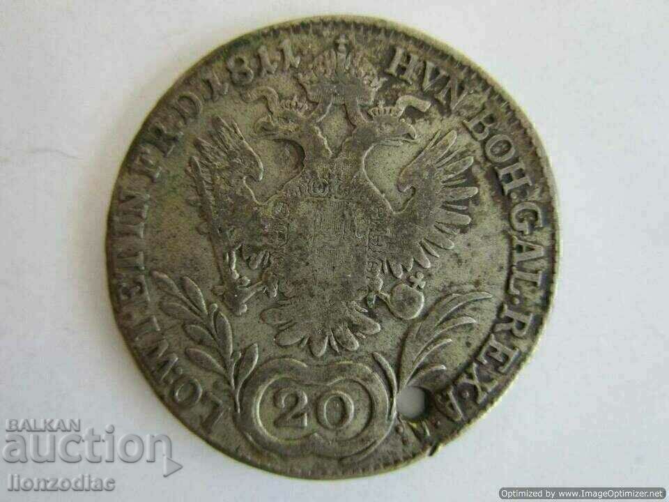 ❗❗Rare coin 1811 silver 6.48 g., from jewelry, ORIGINAL❗❗ with price € 14.95 | 29.24 BGN