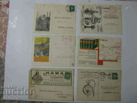 6бр. рекламни немски пощенски картички 1926/27г. 1930/31г.