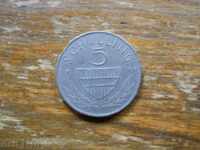 5 Shillings 1969 - Austria