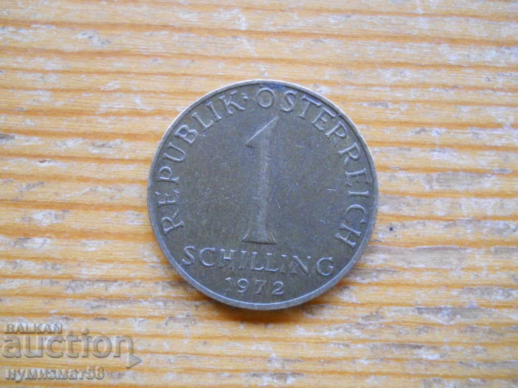 1 Shilling 1972 - Austria