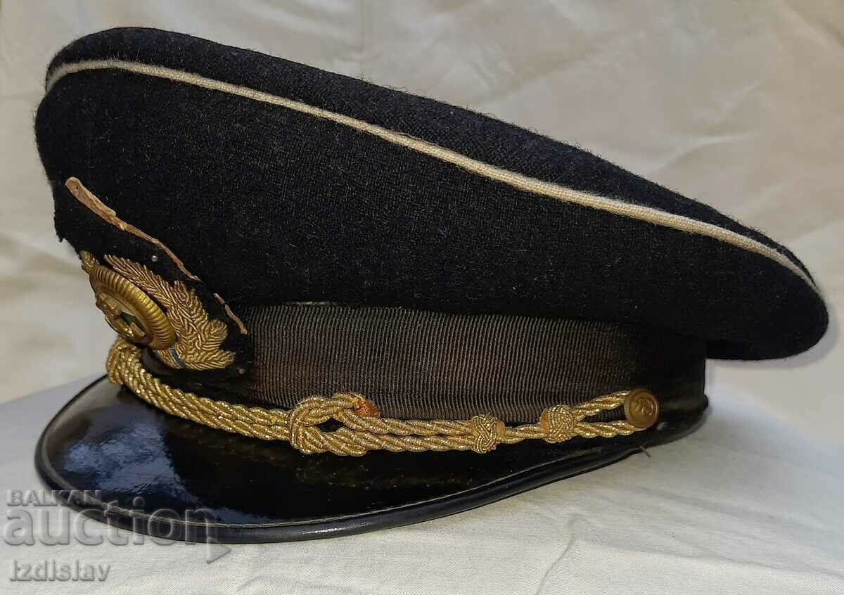 Delivery of Officer's Navy Cockade Cap. Delivery of Officer's Navy Cockade Cap.