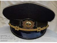 Officer's Navy Cockade Cap.