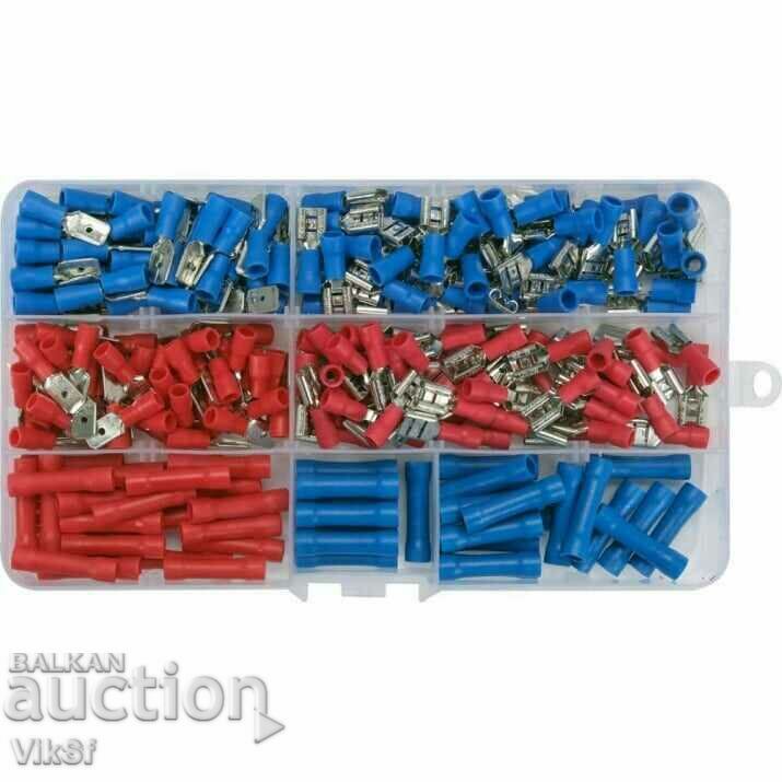Set of insulated cable lugs YATO, 250 pieces with price 20.50 BGN | € 10.48 Set of insulated cable lugs YATO, 250 pieces with price 20.50 BGN | € 10.48
