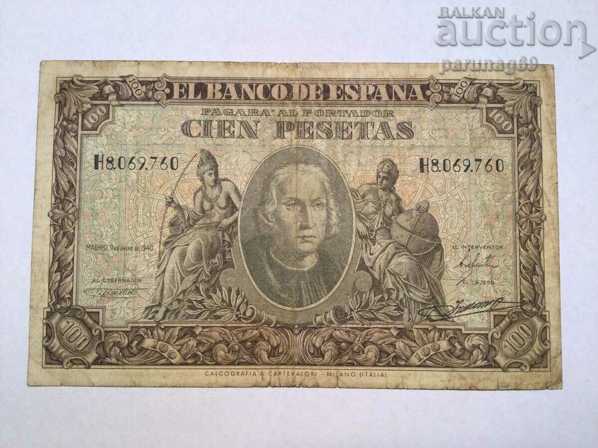 Spania 100 pesetas 1940