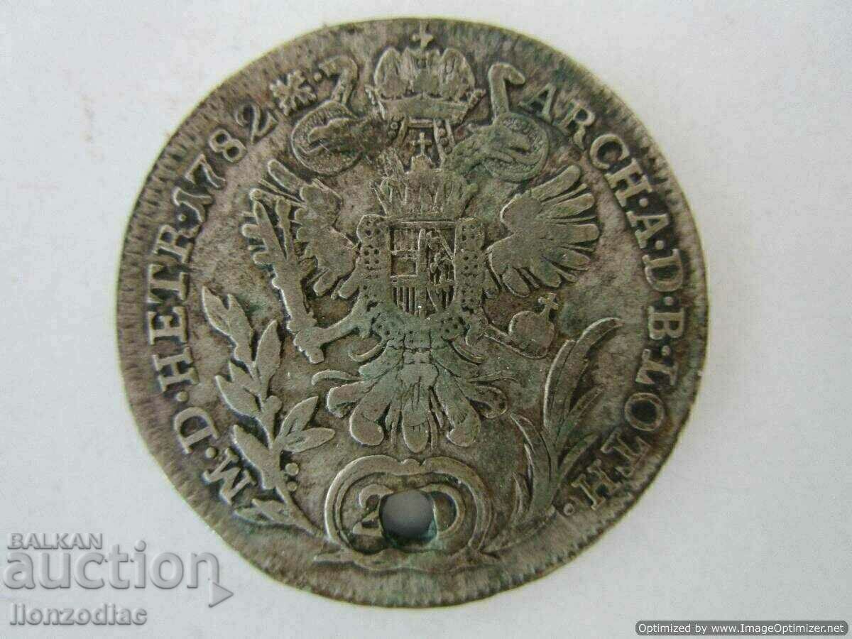❗❗Рядка монета 1782 г. сребро 6.49 гр., от накит, ОРИГИНАЛ❗❗ с цена € 9.71 | 18.99 лв.